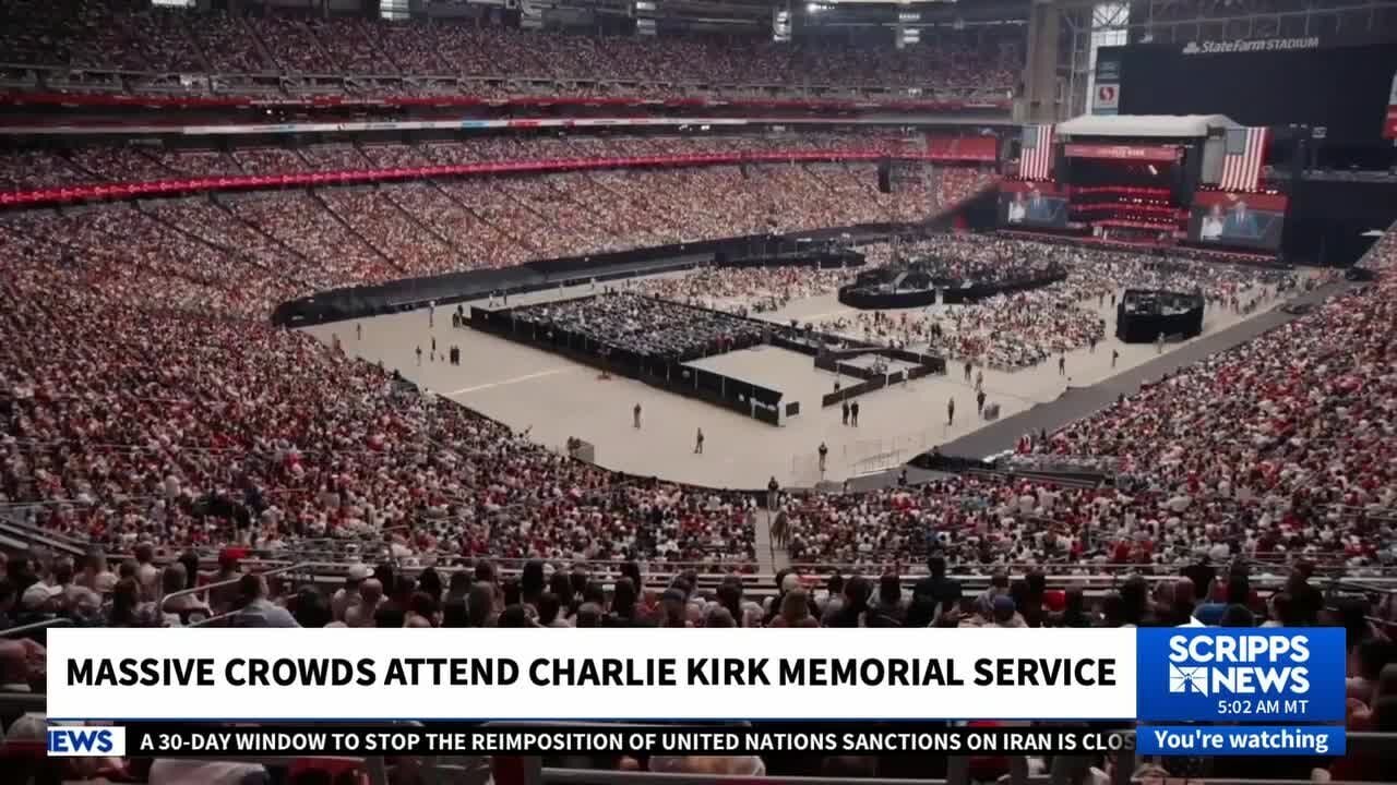 Hundreds Embrace Faith at Charlie Kirk Memorial as Pastor Urges Salvation