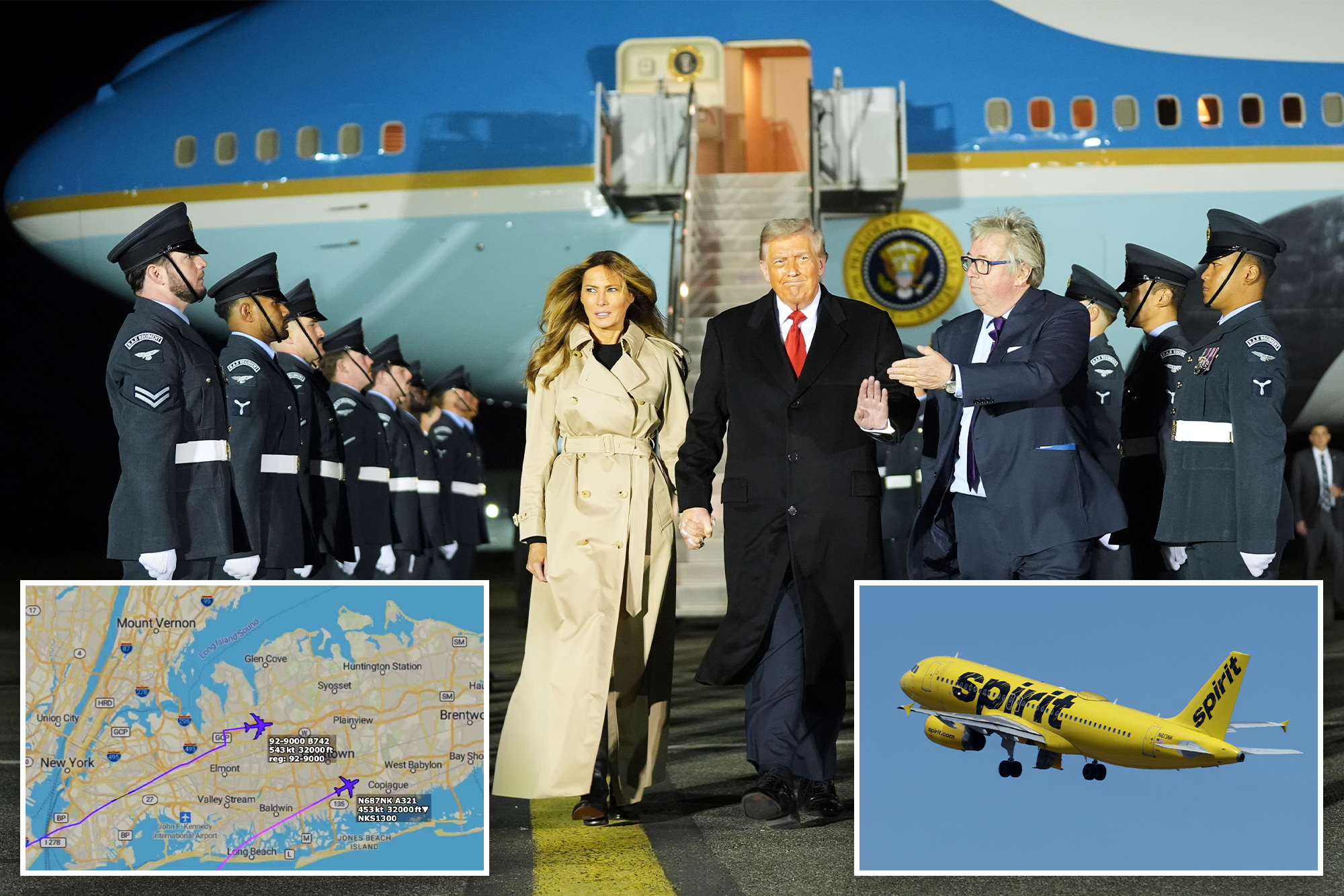 Air Traffic Controller Averts Potential Crisis as Spirit Airlines Plane Near-Collides with Air Force One