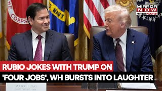 Marco Rubio’s Absurd Multitasking Jokes Take Center Stage