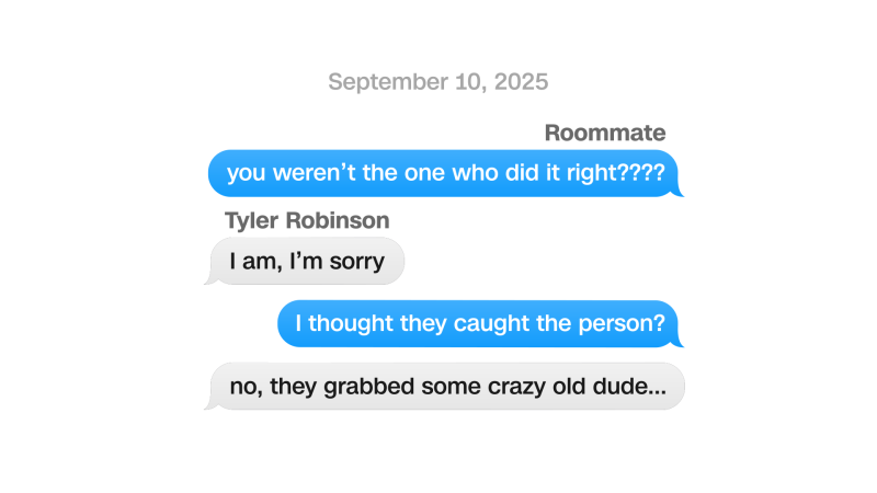 Suspicious Text Messages Raise Questions About Tyler Robinson’s Claims