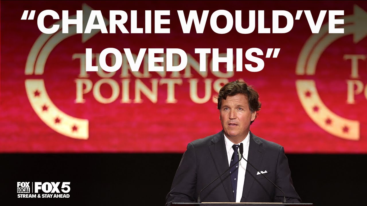 Tucker Carlson’s Faith-Focused Speech Honors Charlie Kirk at Memorial Service
