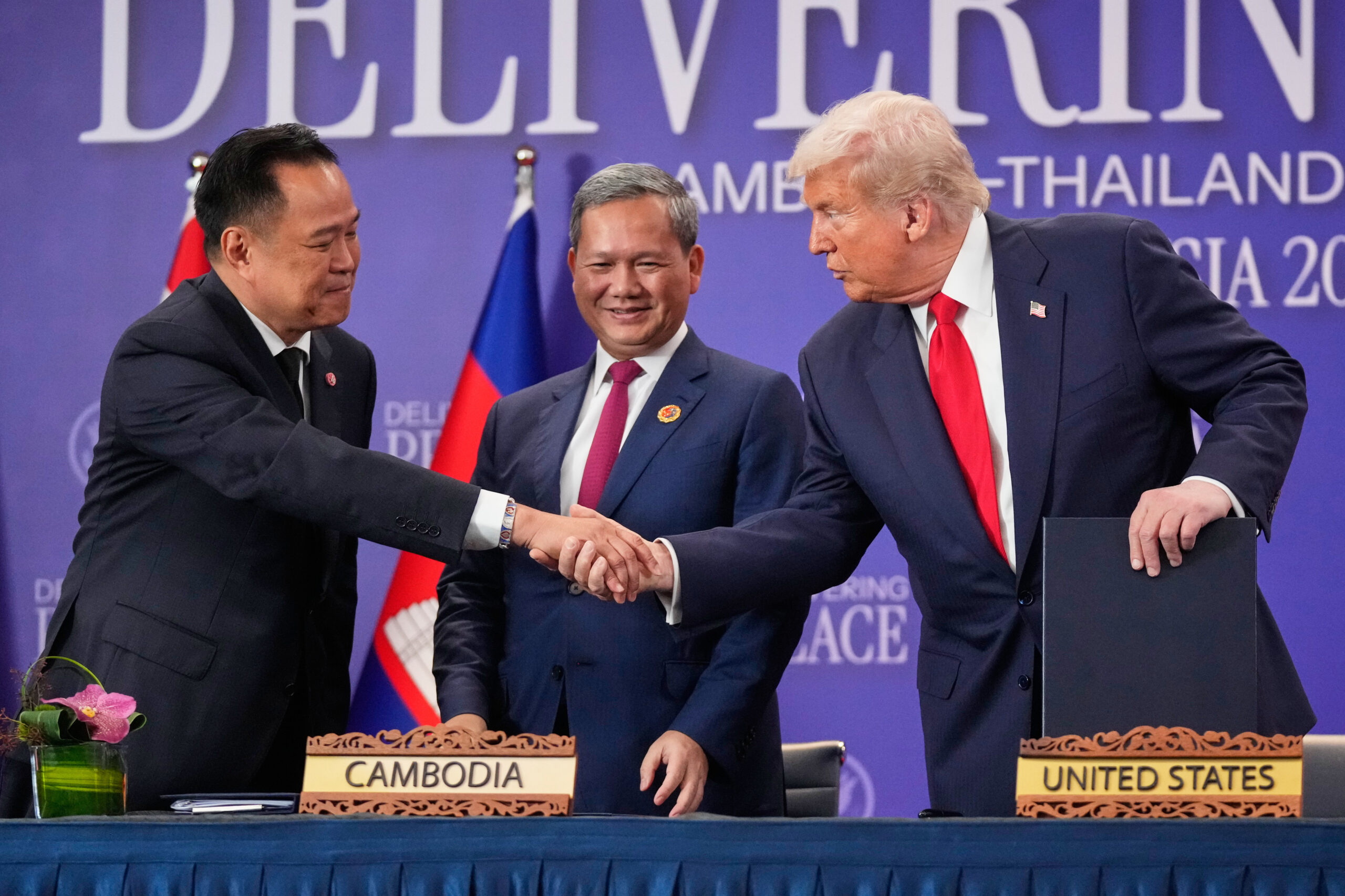 President Trump Attends Peace Agreement Ceremony Between Thailand and Cambodia