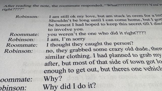 Shockling Text Messages Reveal Alibi in Alleged Assassin’s Plan