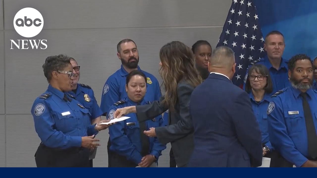 DHS Secretary Kristi Noem Announces $10,000 Bonus for TSA Agents During Government Shutdown