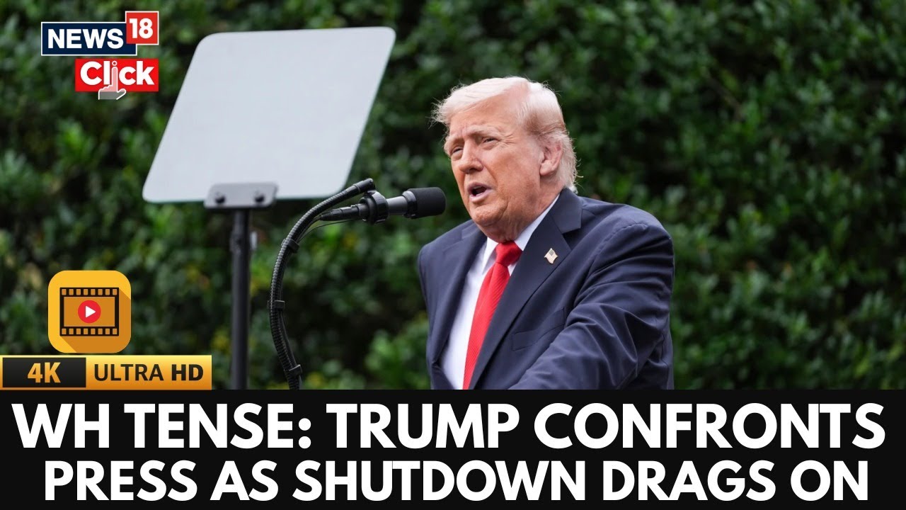 Trump Confronts Reporter Over Government Shutdown Deadlock