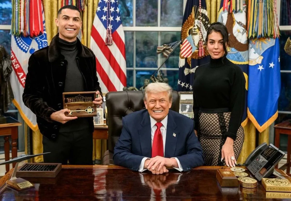 Trump Hosts Soccer Star Ronaldo at White House Dinner