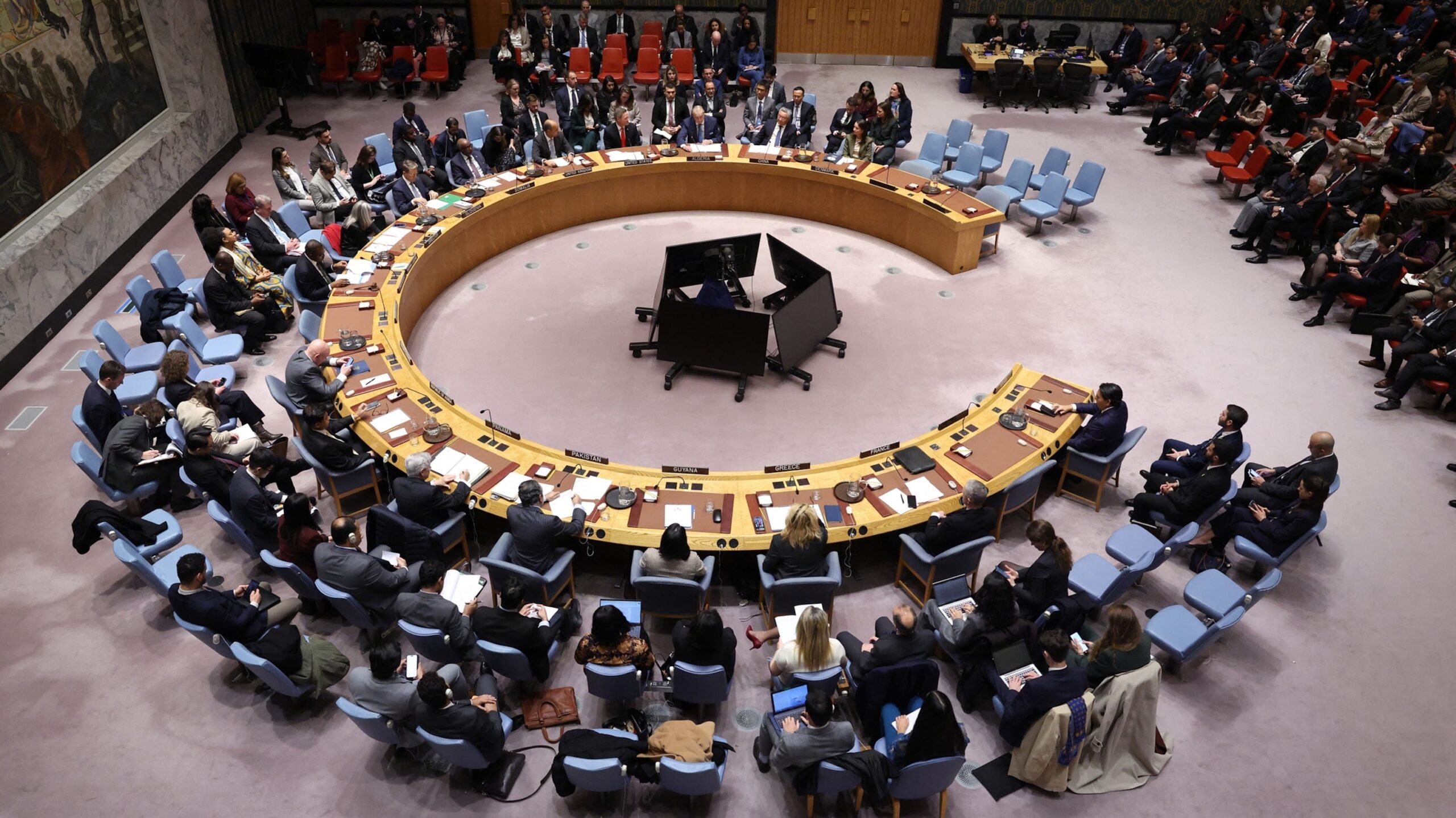 U.N. Security Council Approves Trump’s Gaza Ceasefire Plan