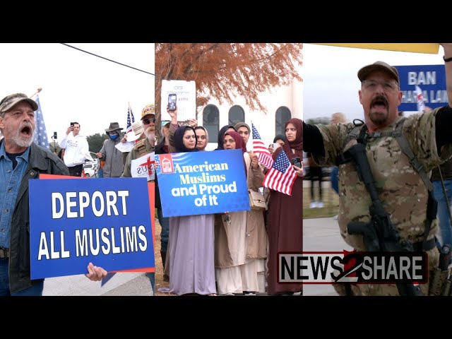 Christian Patriots Hold Peaceful March Near Plano Mosque Over Alleged Islamic Takeover