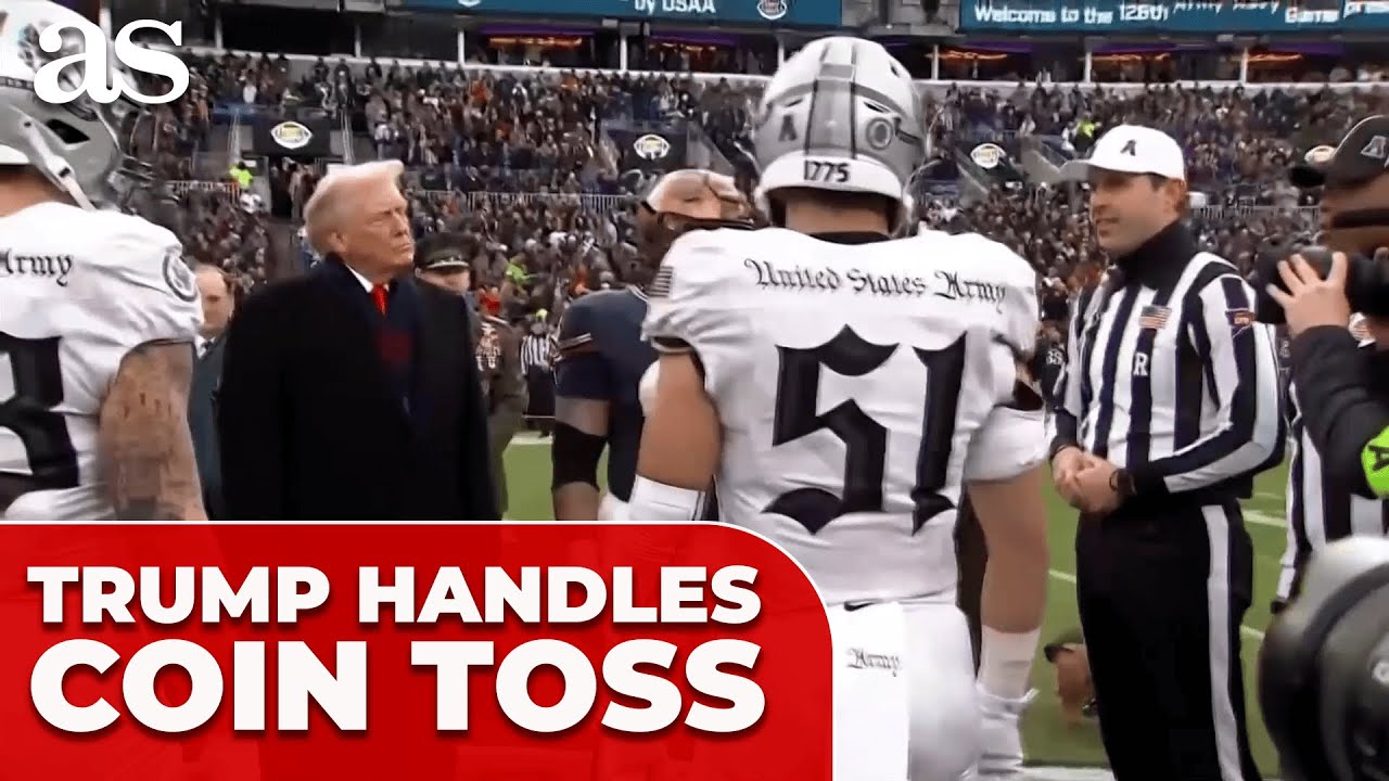 Biden’s Language Fails Again as Trump Makes Controversial Coin Toss for Army-Navy Game