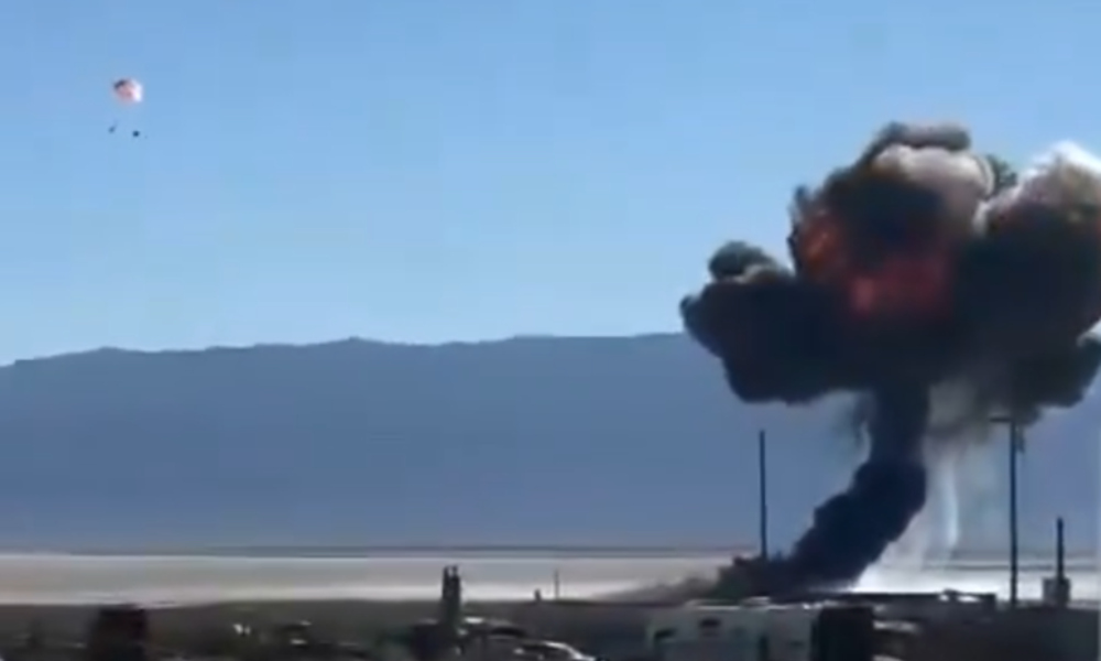 US Military F-16 Crashes Near Trona Airport