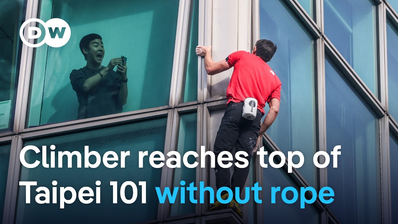 The Unthinkable Climb: Alex Honnold Free Solos Taipei 101 Without Safety Gear