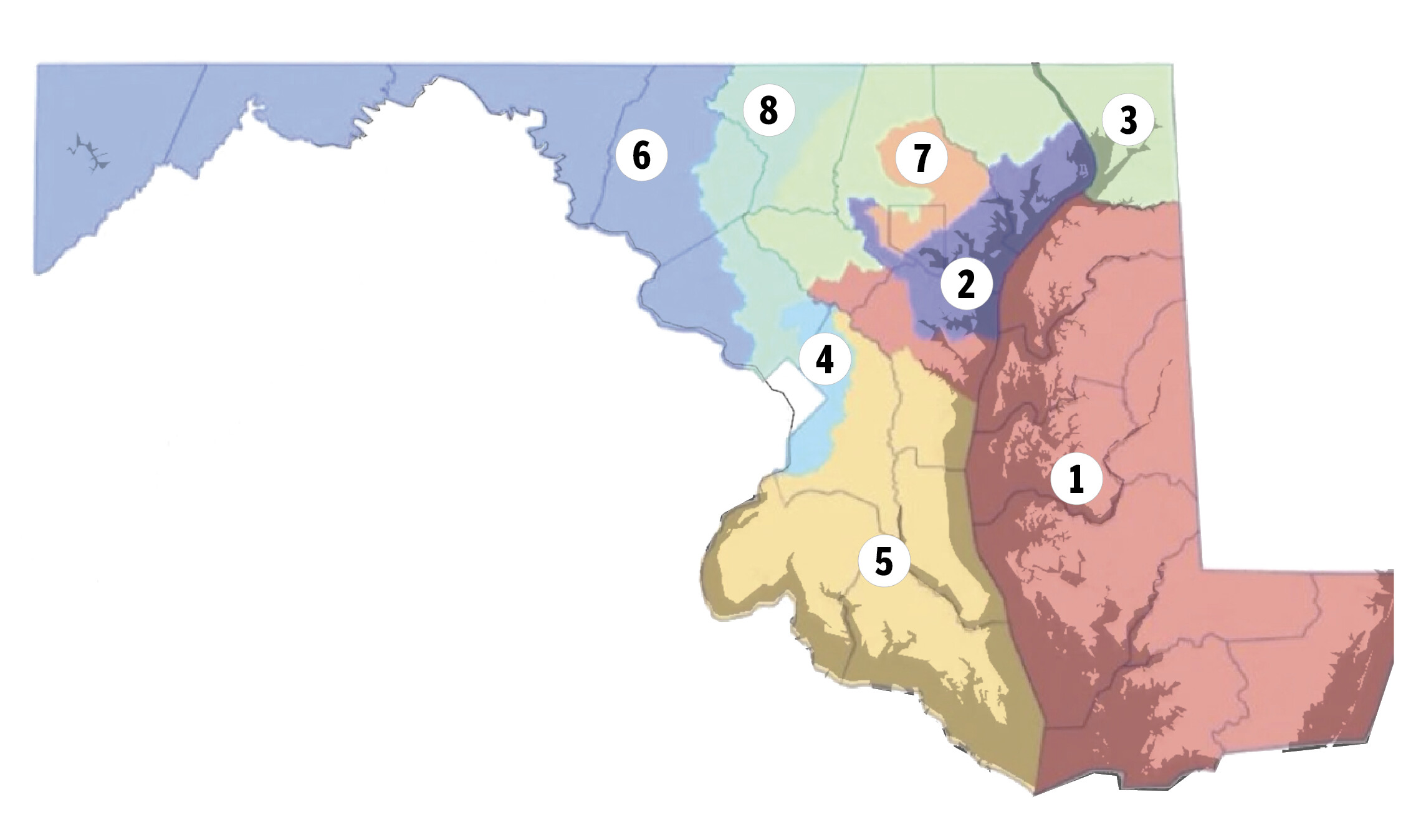 Maryland’s Redistricting Commission Proposes Map That Would Eliminate State’s Sole Republican Seat