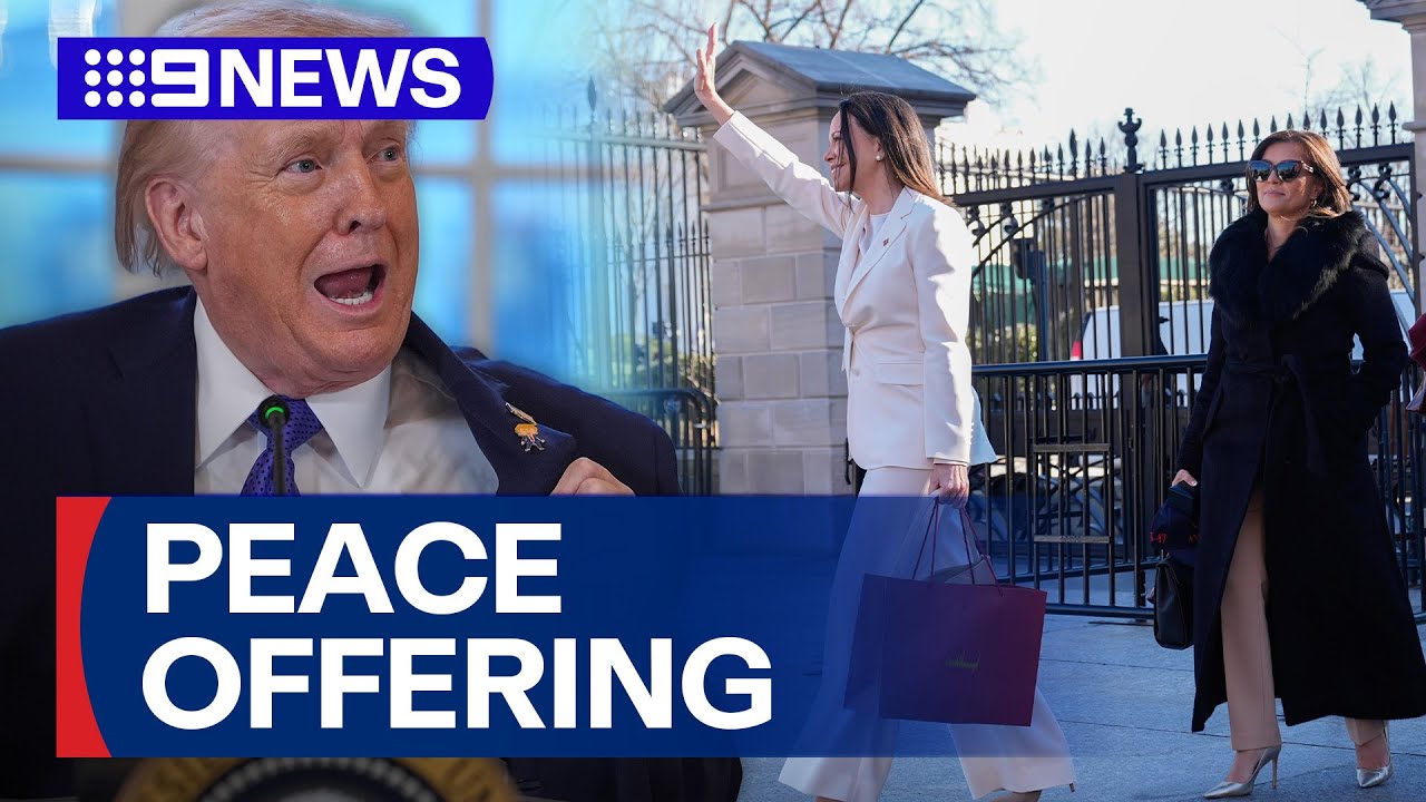 Trump Accepts Nobel Peace Prize Medal Presented By Venezuela’s Opposition Leader
