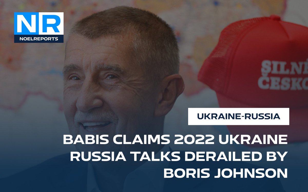 Czech Leader Claims Boris Johnson Thwarted Ukraine-Russia Peace Deal in 2022
