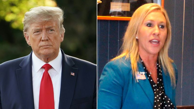 Trump Labels Marjorie Taylor Greene a ‘Traitor’ After Republican Wins Georgia Congressional Seat