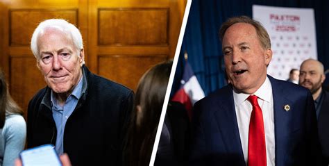 Texas Senate Runoff: Trump-Backed Ken Paxton Leads John Cornyn by 22 Points