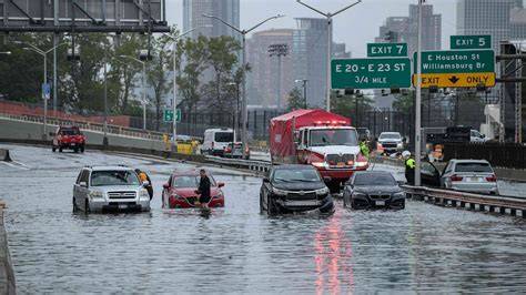 Woman Swept Away by New York City Flash Floodwaters in Viral Footage