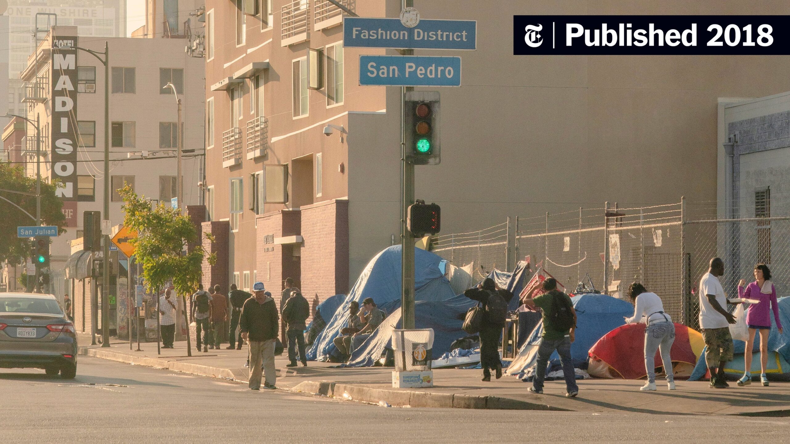 Federal Agents Descend on Skid Row in Sweeping Voter Fraud Investigation