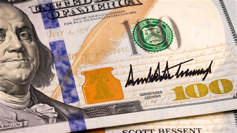 Trump Signature Makes Historic Debut on U.S. Dollar Bills