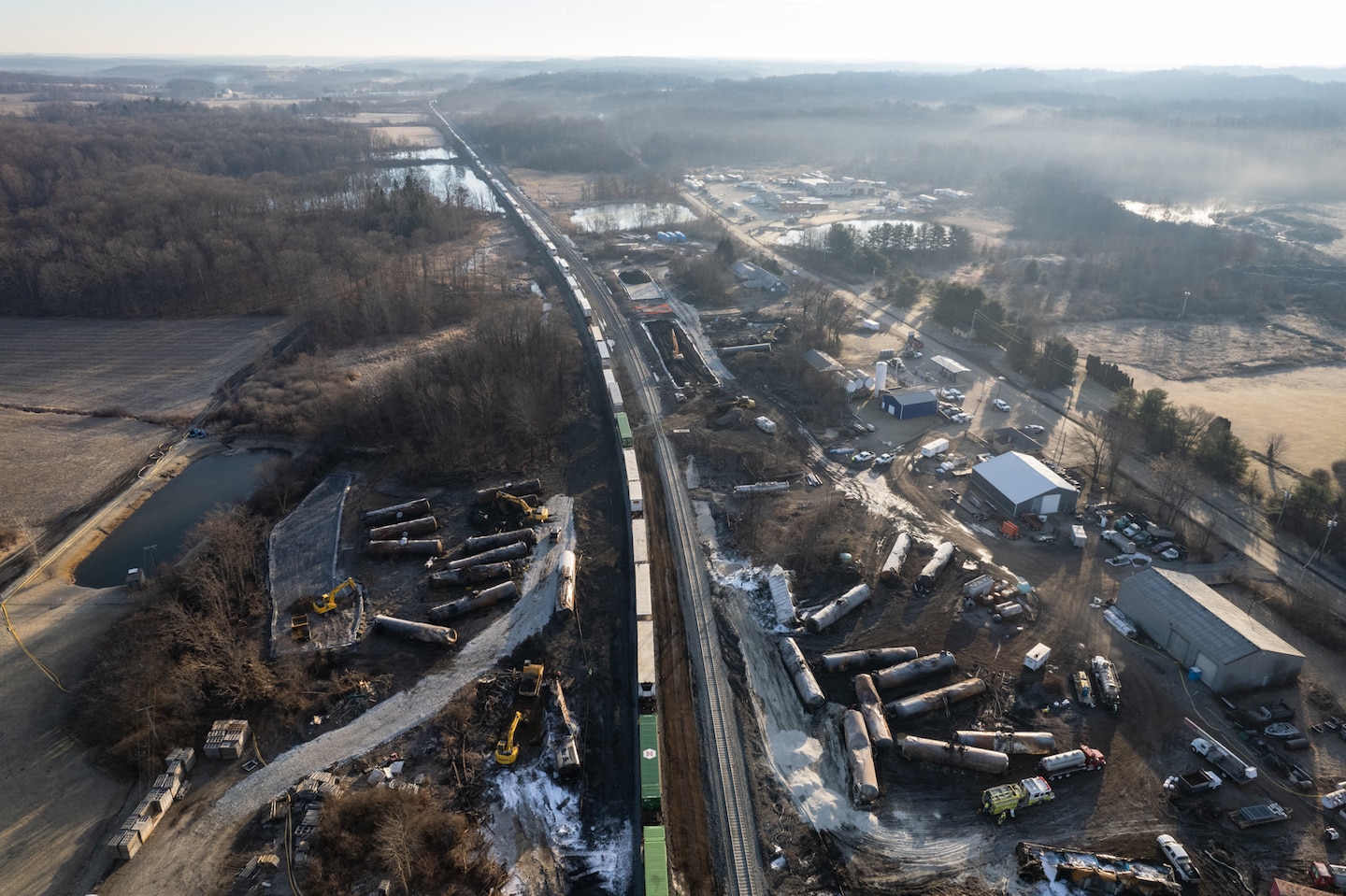 Trump Administration Begins Critical Probe Into Ohio Train Derailment Toxic Waste Disaster
