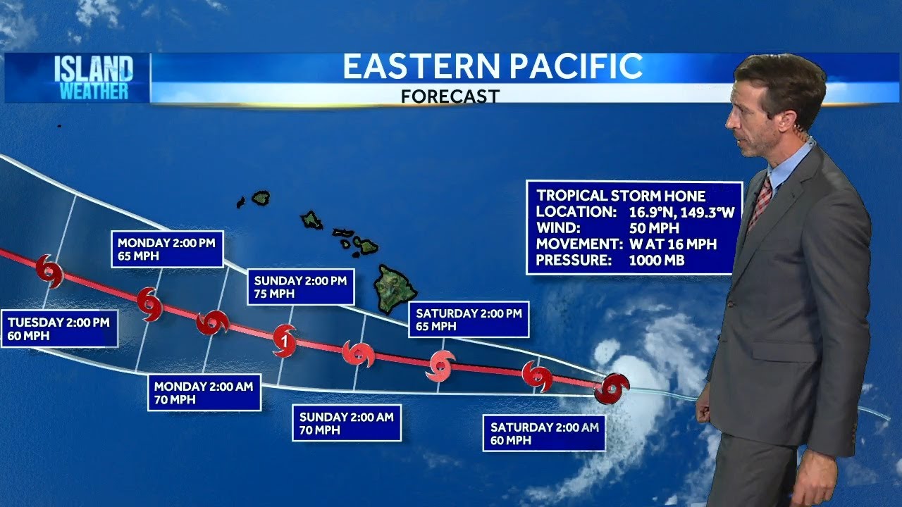 Hawaii Gov. Green Declares State Emergency as Tropical Storm Lala Heads Toward Hurricane Strength