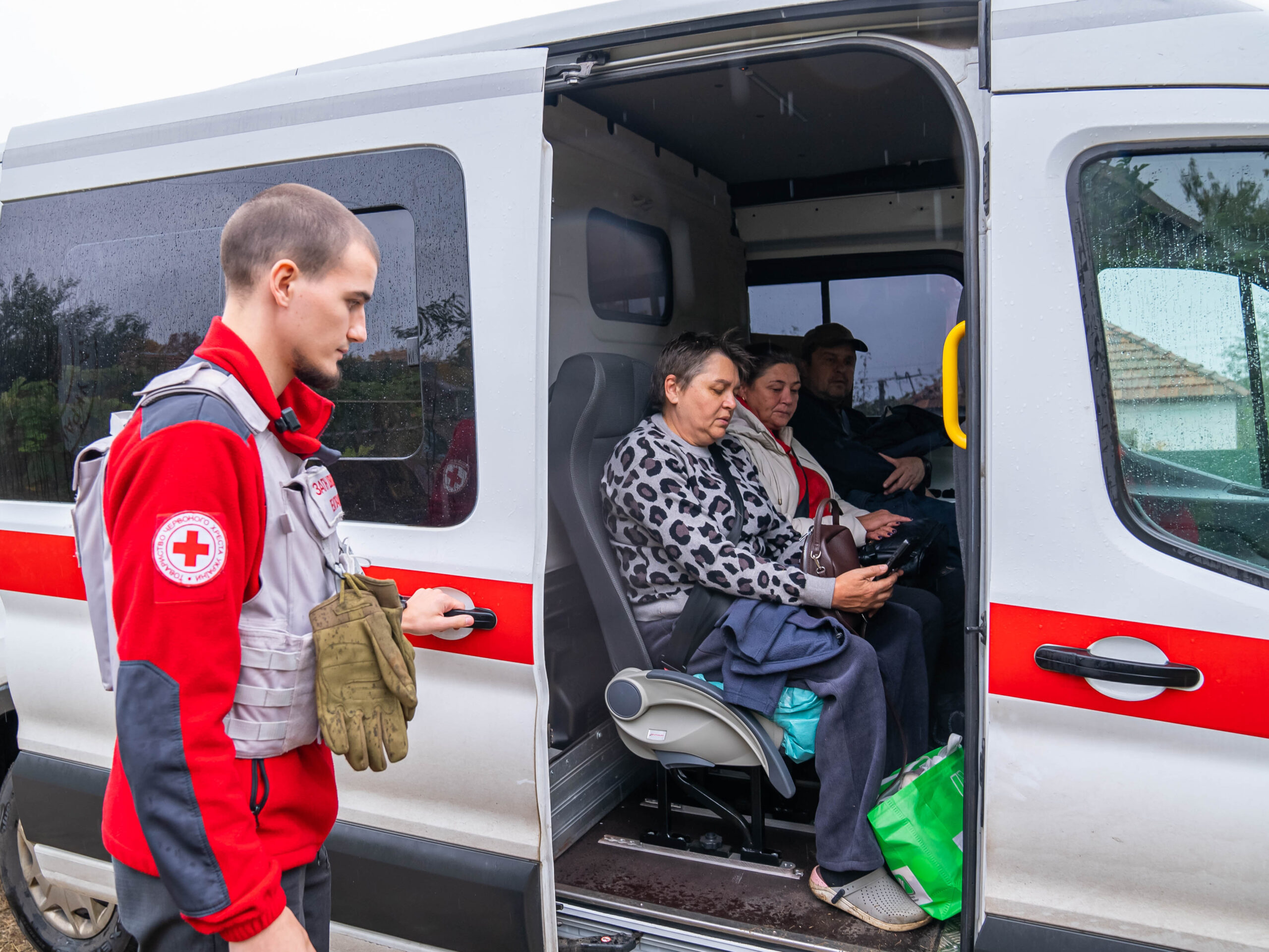 Ukrainian Red Cross Driver Conscripted While Evacuating Families from Danger Zone