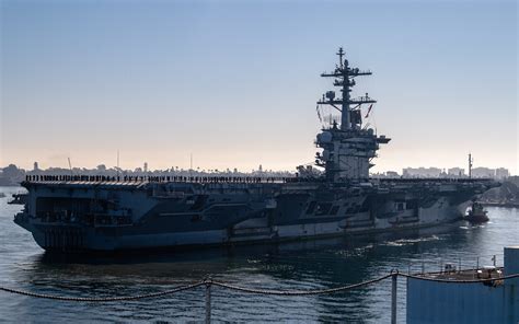 USS Abraham Lincoln Returns With Combat Record Defying Modern Warfare Norms