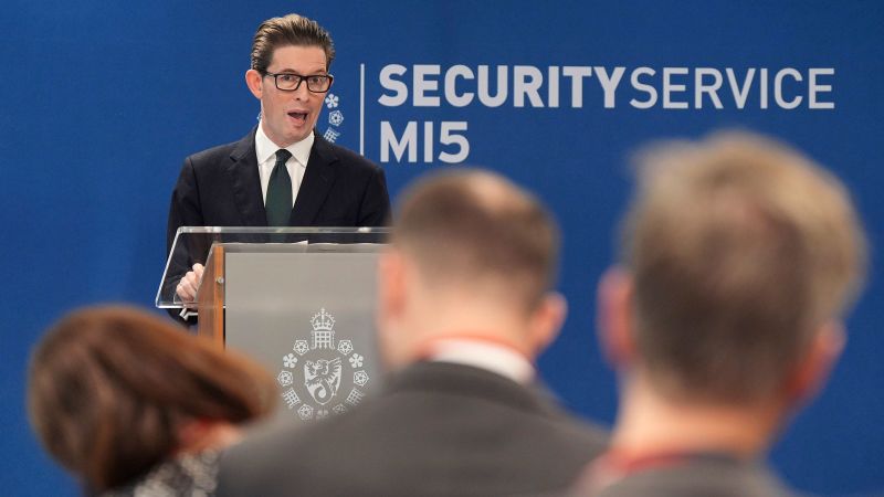MI5 Chief Warns AI Could Enable Terrorist Bioweapons as Threats Multiply